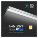 Linenárne LED zapustené svietidlo PRO 40W, 4000K, 3200lm, strieborné, VT-7-41 (V-TAC)
