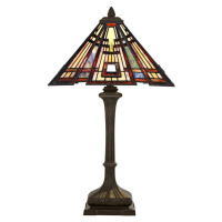 Stolová lampa Classic Craftsman v dizajne Tiffany