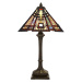 Stolová lampa Classic Craftsman v dizajne Tiffany