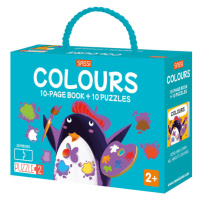 Sassi play vzdelávacia séria - puzzle a anglická kniha Colours
