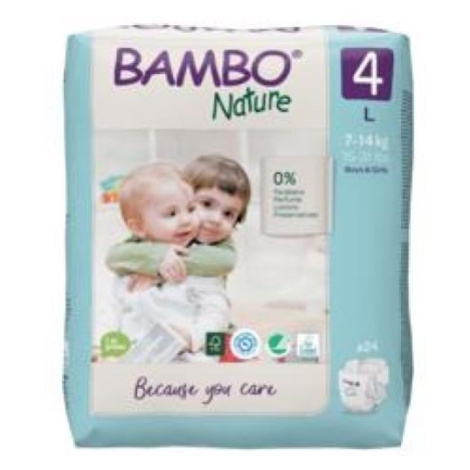 BAMBO Nature Jednorázové plienky 4, 24 ks, pre 7-14 kg