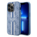 Kryt Guess iPhone 14 Pro 6.1" blue hardcase 4G Printed Stripes MagSafe (GUHMP14LP4RPSB)