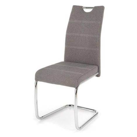 Sconto Jedálenská stolička SCK-349 sivá/chróm Houseland