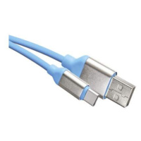 EMOS Nabíjací a dátový kábel USB-A 2.0 / USB-C 2.0, 1 m, modrý, 2335072502