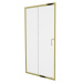 MEXEN - Apia posuvné sprchové dvere 130, transparent, zlaté 845-130-000-50-00