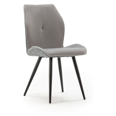 Svetlosivé menčestrové jedálenské stoličky v súprave 2 ks Adaya – Marckeric