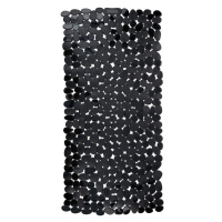 Čierna protišmyková kúpeľňová podložka Wenko Paradise, 71 × 36 cm