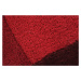 Ručne všívaný kusový koberec Abstract Collage Red Rozmery koberca: 90x150