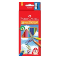 Faber-Castell Pastelky Junior Grip,sada 20ks + strúhadko
