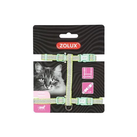Postroj pre mačky SHINY nylon zelený Zolux
