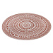 Kusový koberec Twin Supreme 105427 Coron Cayenne kruh – na ven i na doma - 200x200 (průměr) kruh