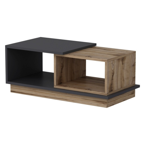 Konferenční stolek Consept antracit/dub přírodní Kalune Design