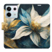 Flipové puzdro iSaprio - Gold Flowers - Xiaomi Redmi Note 13 Pro+ 5G