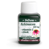 MEDPHARMA Echinacea 100 mg + vitamín C + zinok 37 tabliet