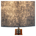 Stojacia lampa 2072528, trojnožka z dreva, textil