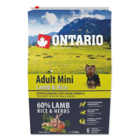 Krmivo Ontario Adult Mini Lamb & Rice 2,25kg