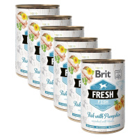 Konzerva Brit Fresh Fish with Pumpkin 6 x 400 g