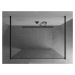 MEXEN/S - Kioto Sprchová zástena WALK-IN voľne stojaca 150 x 200, transparent 8 mm, čierna 800-1