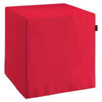 Dekoria Poťah na taburetku,kocka, červená, 40 x 40 x 40 cm, Quadro, 136-19