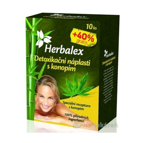 Herbalex bylinné náplasti na očistu organizmu 14 ks