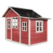 Domček cédrový Loft 150 Red Exit Toys veľký s vodeodolnou strechou červený