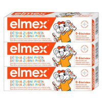 ELMEX Kids Detská zubná pasta pre deti od prvého zúbku do 6 rokov 3 x 50 ml