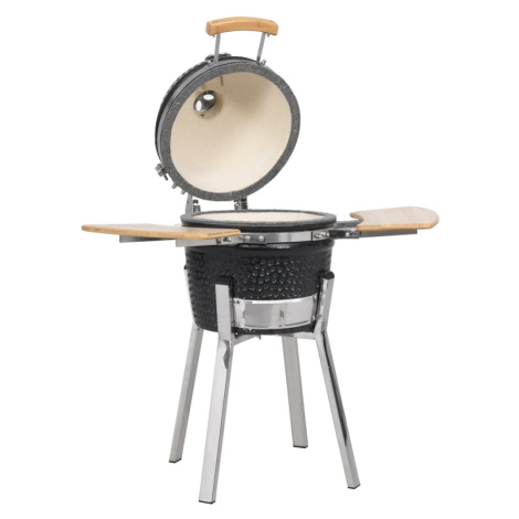 vidaXL Záhradný keramický gril, údiareň Kamado, 81 cm