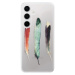 Odolné silikónové puzdro iSaprio - Three Feathers - Samsung Galaxy S24