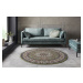 Kruhový koberec Mirkan 104104 Green - 160x160 (průměr) kruh cm Nouristan - Hanse Home koberce
