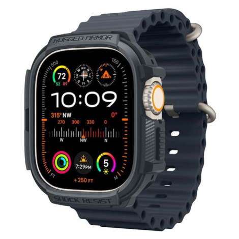 Spigen Rugged Armor kryt Apple Watch Ultra 2/1 49mm sivý