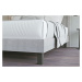 Enzio Elegantná boxspringová posteľ Memphis, prevedenie Standard, farba Lama Light Grey, 180x200