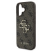 Guess 4G Metal Logo Kryt pre iPhone 16 Plus, Hnedý