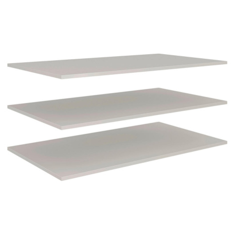 Dieter Knoll SADA VKLADACÍCH POLÍC, svetlosivá, 98,2/54,4/1,6 cm