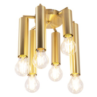 Art Deco stropné svietidlo zlaté 6-svetlo -Tubi