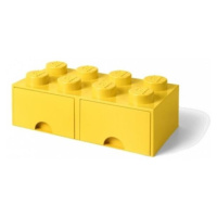 LEGO® úložný box 8 - so zásuvkami žltá 250 x 500 x 180 mm