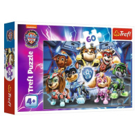 Trefl puzzle 60 dielikov - Tlapková patrola: Dobrodružstvo mestských hrdinov Paw Patrol