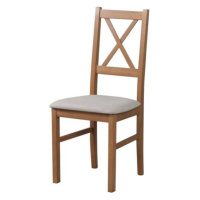 Sconto Jedálenská stolička NILA 10 dub stirling/béžová