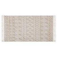 Bavlnený koberec 80 × 150 cm béžový DIDIM, 305209