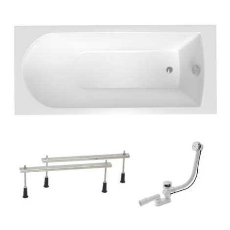 Obdĺžniková vaňa SAT Savero plus 170x75 cm akrylát ľavá aj pravá SATSAV1700AN