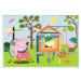 Trefl Puzzle 4v1 - Spomienka na prázdniny / Peppa Pig