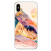 Odolné silikónové puzdro iSaprio - Abstract Mountains - iPhone X