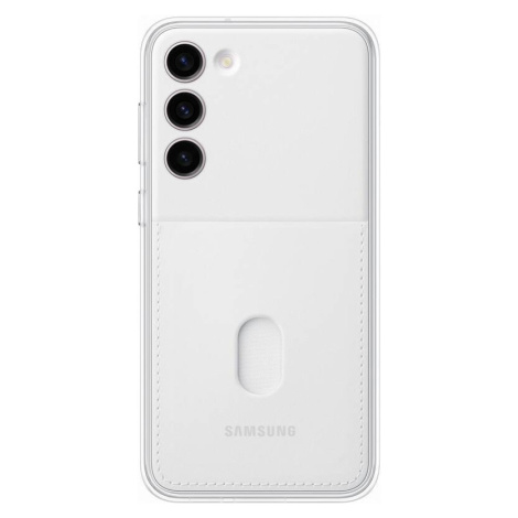 Plastové puzdro Samsung na Samsung Galaxy S23+ 5G S916 EF-MS916CWE Frame Cover White