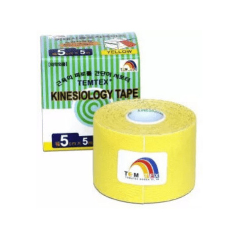 TEMTEX Kinesology tape tejpovacia páska 5 cm x 5 m žltá 1 ks