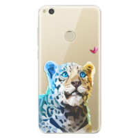 Odolné silikónové puzdro iSaprio - Leopard With Butterfly - Huawei P9 Lite 2017