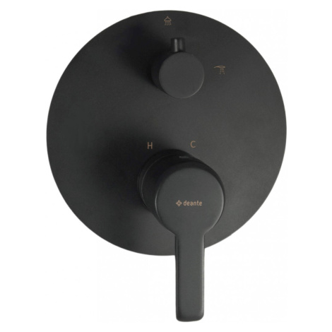 DEANTE - Arnika čierna - Sprchová batéria, podomietková, so sprchovacím spínačom BQA_N44P