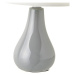 Biela/sivá keramická stolová lampa s textilným tienidlom (výška  26 cm) – Casa Selección
