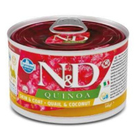 KONZERVA N&D DOG QUINOA QUAIL & COCONUT 140g