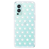 Odolné silikónové puzdro iSaprio - Stars Pattern - white - OnePlus Nord 2 5G