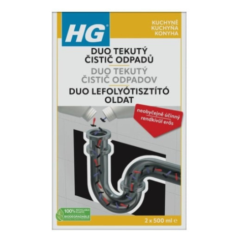 HG HG duo tekutý čistič odpadov HGTDCO