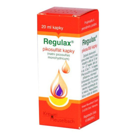 Regulax pikosulfát sol.por.1 x 20 ml